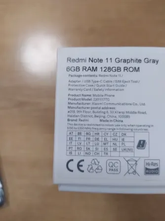 Redmi Note 11 6/128 черный Донецк