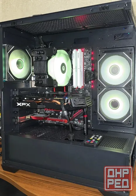 Системный блок RYZEN 5 5500/DDR432gb/x470/RX580/WIFI/SSD M2 256GB/ARGB Макеевка - изображение 1