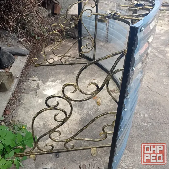 Козырек кованный Макеевка - изображение 3