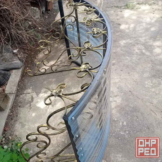 Козырек кованный Макеевка - изображение 1