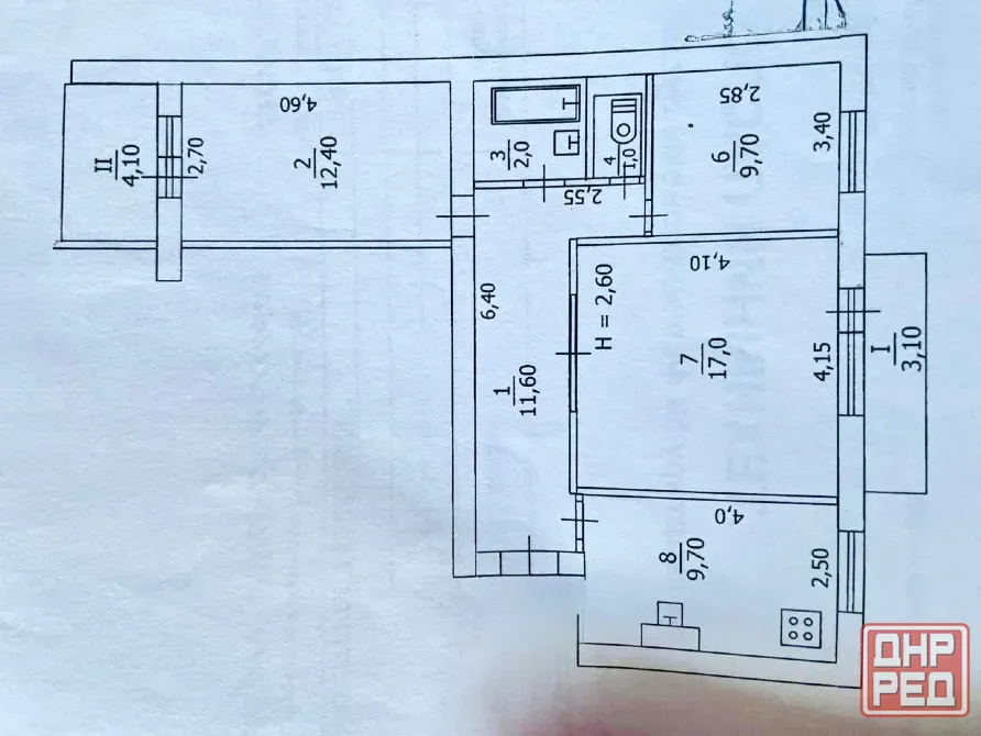 Продажа 3 комн. кв., ул. Чубаря (ориентир Автостанция Червоногвардейская) Макеевка - изображение 9