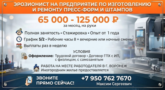 Эрозионист вахта Воронеж