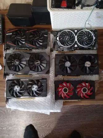 видеокарты Rx 550, ge force 1050,ge force 220 ,radeon 7750 Донецк