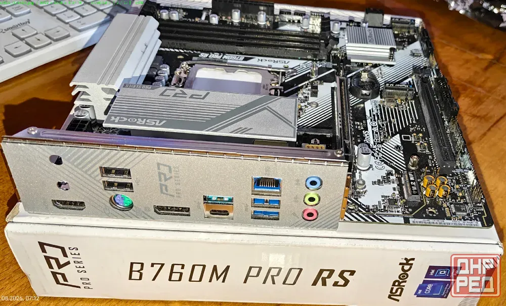 Системная плата Asrock B760M Pro RS Донецк - изображение 1