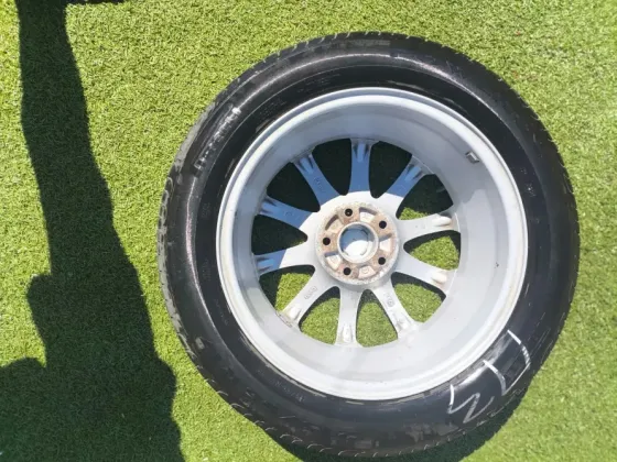 Продам легкосплавные диски R 17 (5х114,3; 7jх17 et 46 d 67,1) с установленными летними шинами б/у Ясиноватая