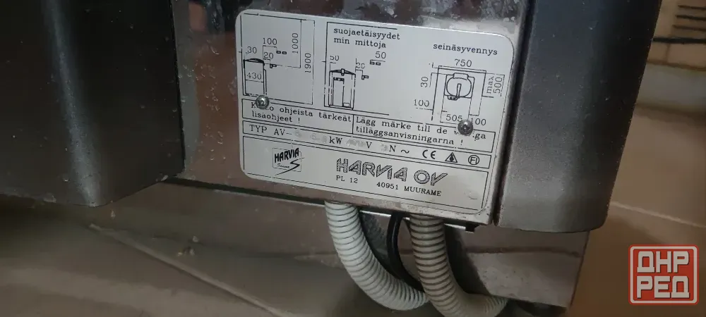Продам электрическую печь 6KW для сауны Harvia. Донецк - изображение 3