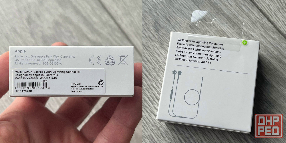 Наушники Apple EarPods, 3.5 и Lighting Донецк - изображение 4