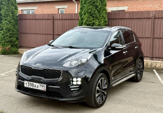 Kia Sportage 2017 год в родном окрасе зелёная автотека Донецк
