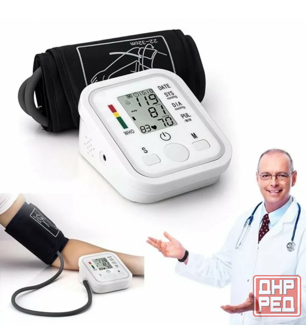 Тонометр Saint Health, аппарат измерения давления, электронный Донецк - изображение 3