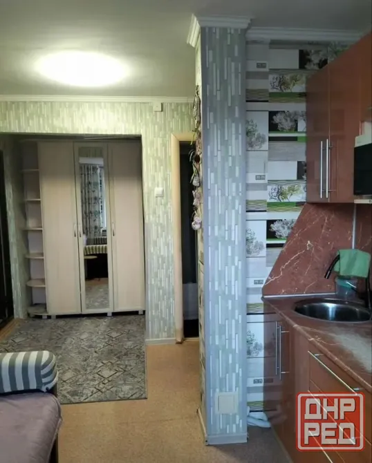 Сдам однокомнатную квартиру в Ворошиловском районе, проспект Ильича Донецк - изображение 4