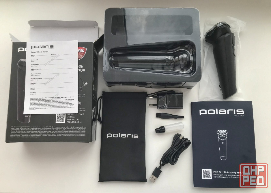 Бритва Polaris PMR 0411RC ProLong 4D Li+, электрическая, беспроводная электробритва, мужская Донецк - изображение 7