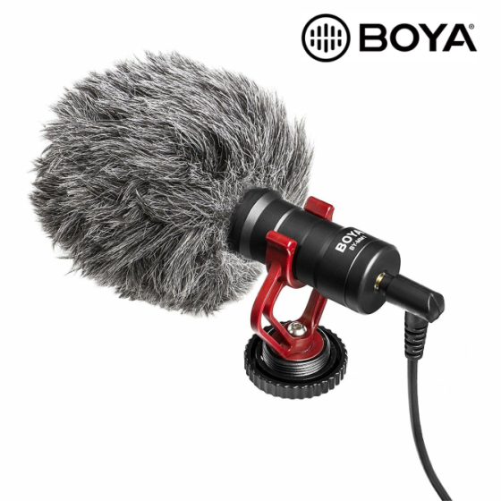 Микрофон для камеры BOYA BY-MM1, конденсаторный, видео, фото Донецк