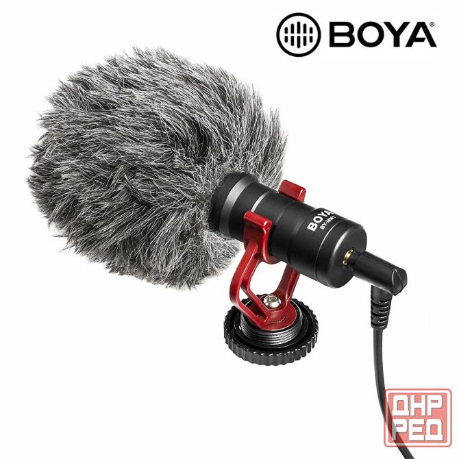 Микрофон для камеры BOYA BY-MM1, конденсаторный, видео, фото Донецк - изображение 1