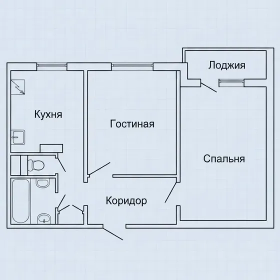 Продаётся 2к. кв. Ленинский район, мкр. Солнечный. Донецк