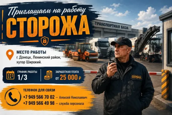 Сторож (сутки) Донецк