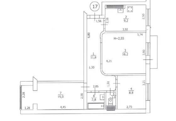 Продается 3 к. кв. в Киевском р-не, ул. Тренева. Донецк
