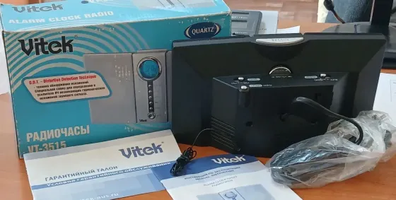 Радио-часы "Vitek", новые в упаковке Луганск