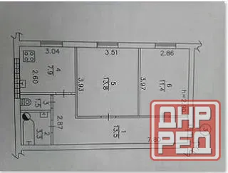 2-комнатная квартира в Центре Донецка Донецк - изображение 9