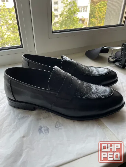 Продам мужские туфли-лоферы 44р. Макеевка - изображение 1