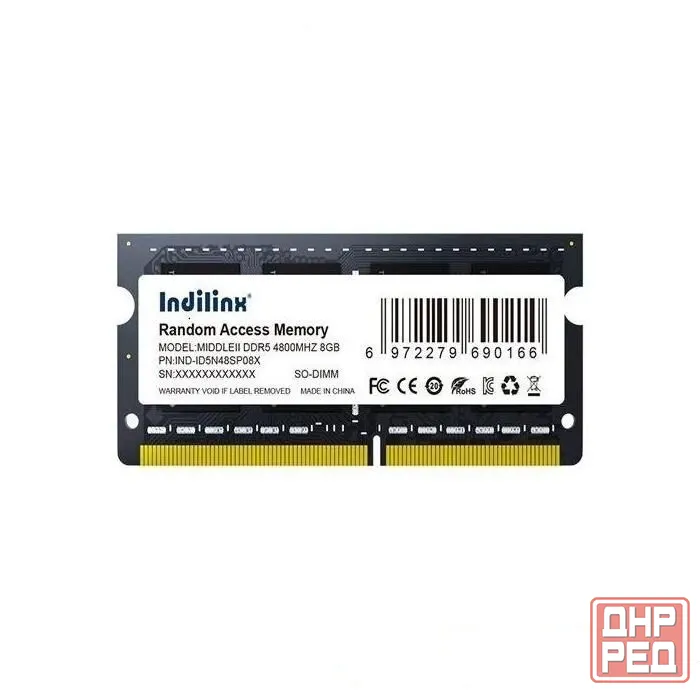 Оперативная память для ноутбука DDR5 SO-DIMM 8Gb 4800MHZ Донецк - изображение 1