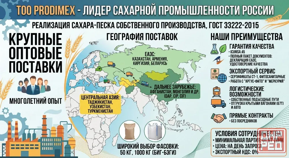 Сахар-песок TOO Prodimex Луганск - изображение 1