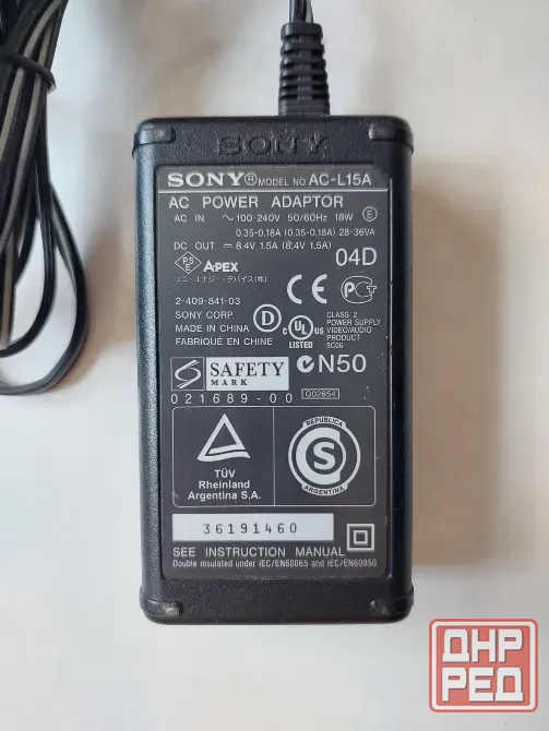 Блок питания для видеокамер Sony AC-L15A Донецк - изображение 3