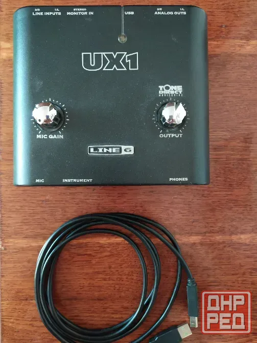 Продам аудиоинтерфейс Line 6 ux1 Донецк - изображение 1