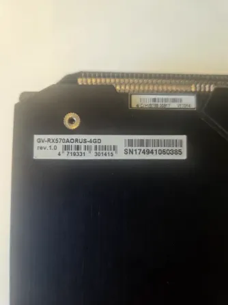 Rx 570 4g Gigabyte Aorus Донецк