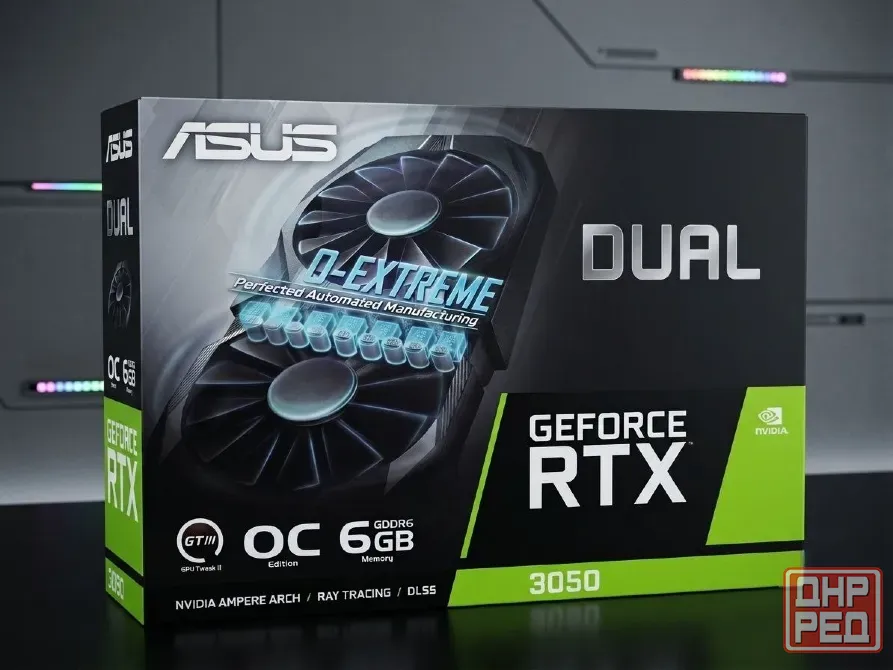 Видеокарта ASUS Dual GeForce RTX 3050 Донецк - изображение 1