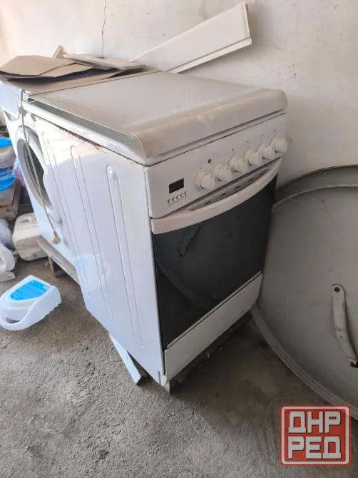 Плита газовая с электродуховкой Hotpoint Ariston Донецк - изображение 2