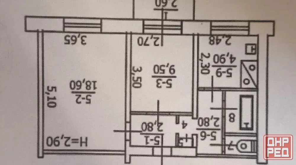 Продажа 2 квартиры Макеевка, п.Красная звезда ор-р 95 школа 1,5 млн.руб. Макеевка - изображение 6