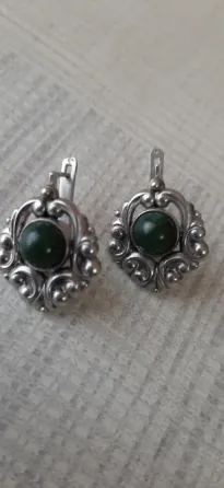 серьги серебро Донецк