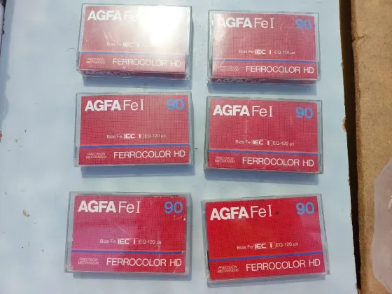 Аудиокассета AGFA Fe1 Ferrocolor HD, 90 мин Донецк