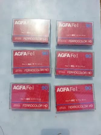 Аудиокассета AGFA Fe1 Ferrocolor HD, 90 мин Донецк