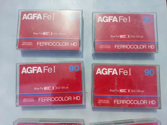 Аудиокассета AGFA Fe1 Ferrocolor HD, 90 мин Донецк