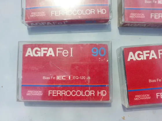 Аудиокассета AGFA Fe1 Ferrocolor HD, 90 мин Донецк