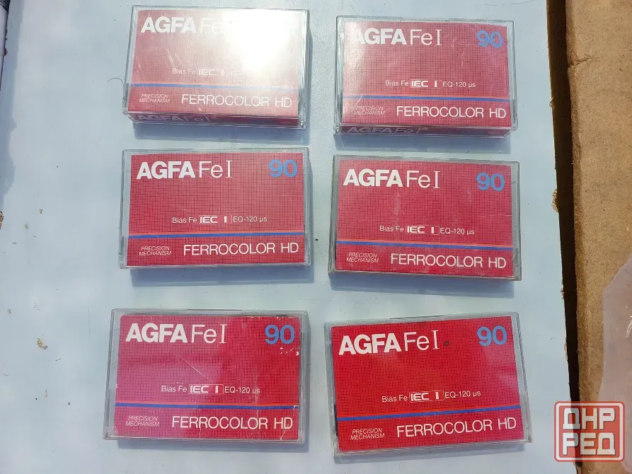 Аудиокассета AGFA Fe1 Ferrocolor HD, 90 мин Донецк - изображение 4