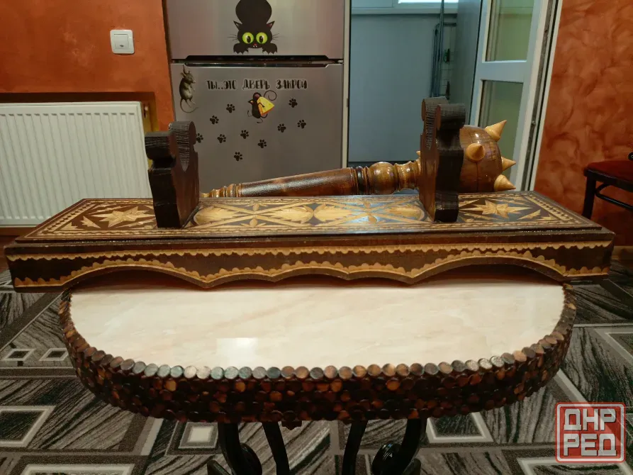 Булава из дерева с подставкой Донецк - изображение 3