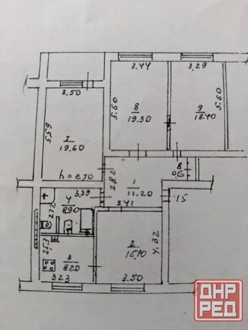 Продам 3-комнатную квартиру 105 кв.м , 3/5, пр.Театральный Донецк - изображение 9