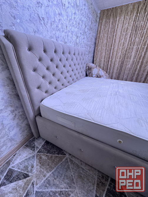 Продам кровать с матрасом 180х190 Макеевка - изображение 2