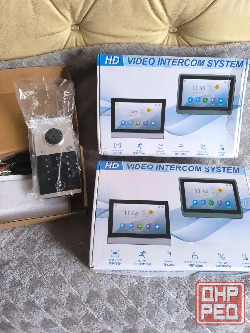 видеодомофон Tuya SmartLife WiFi RFID, отпечаток пальца, дисплей с погодой, сигнализация Донецк - изображение 2