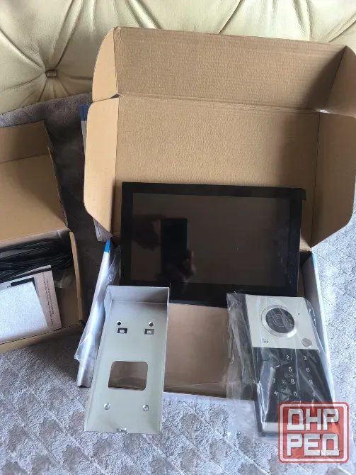 видеодомофон Tuya SmartLife WiFi RFID, отпечаток пальца, дисплей с погодой, сигнализация Донецк - изображение 1