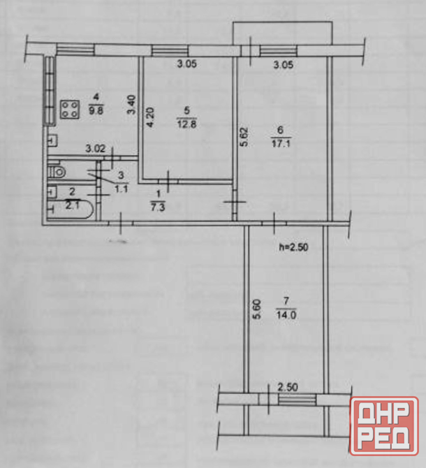 Продажа 3 ком. кв-ры по ул. Ионова, о-р Соловки, Ленинский р-н, г. Донецк Донецк - изображение 8