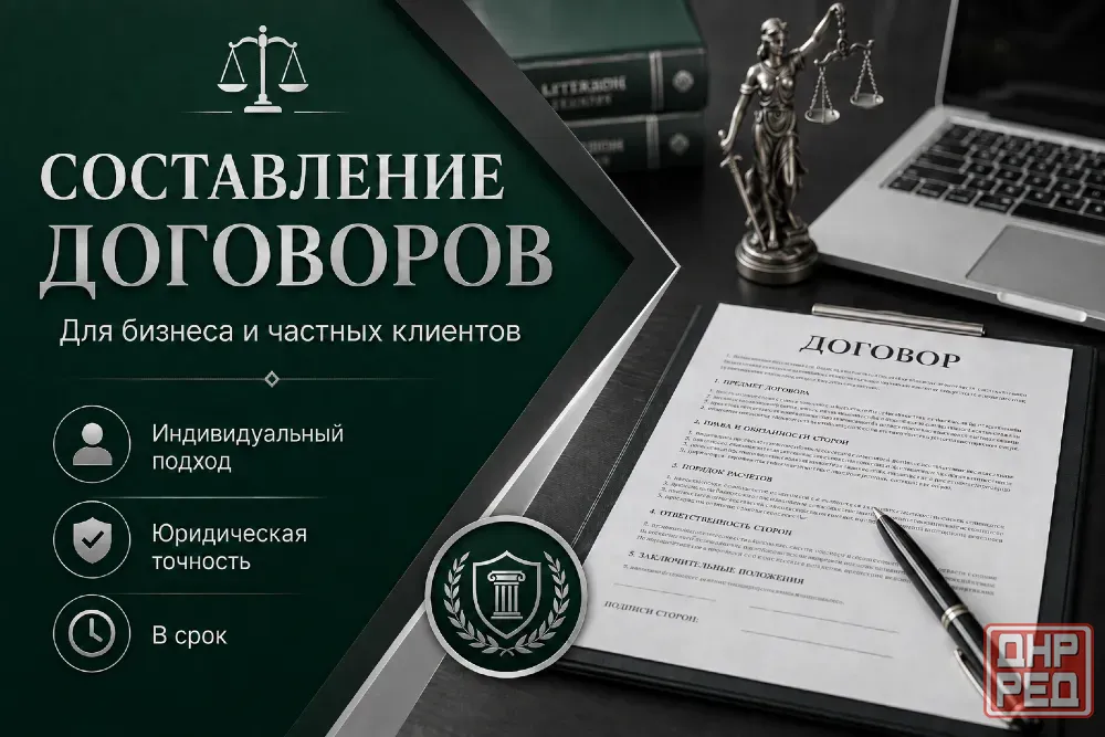 Услуги юриста (договора, претензии) Донецк - изображение 1