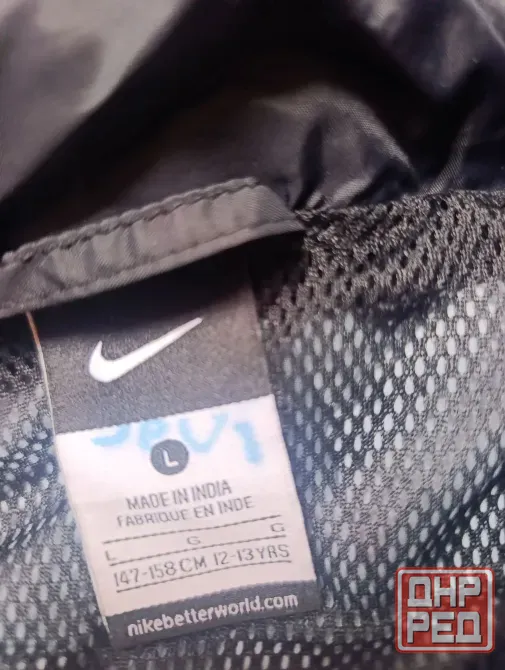 Ветровки NIKE черные (L,S) Донецк - изображение 2