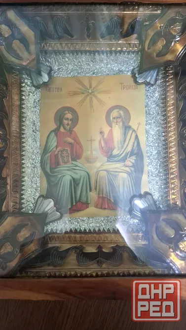 Иконы Богородица, Николай, Михаил и др. в киоте Донецк - изображение 2