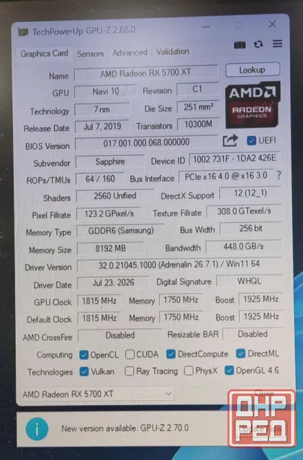 Видеокарта Sapphire Nitro+ RX 5700XT 8G gddr6 8 Gb Донецк - изображение 6