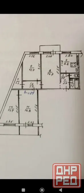 Продам 4-х комнатную квартиру Текстильщик Кировский район. Донецк - изображение 12