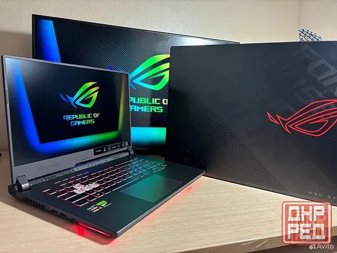 Игровой ноутбук Asus Rog rtx-4060 r9/64/1024 240гц Донецк - изображение 1