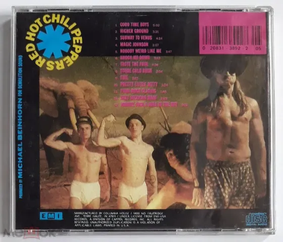 Компакт-диск / CD: Red Hot Chili Peppers - 1989 "Mother's Milk", неофициальное издание, Россия Донецк